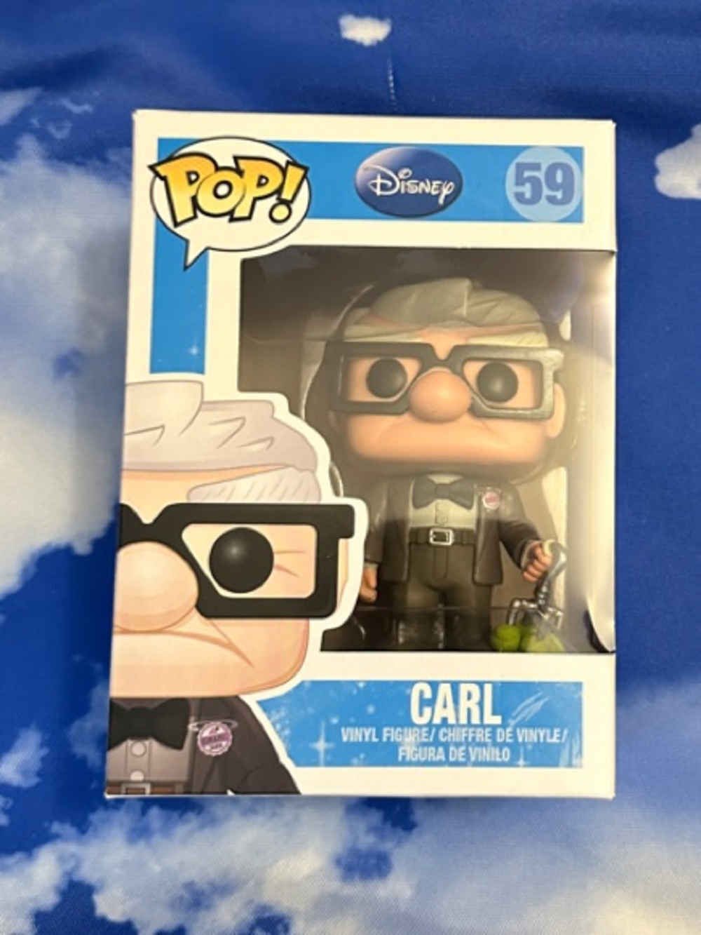 Funko Pop! Carl Vinyl Figure - Blue/White Box